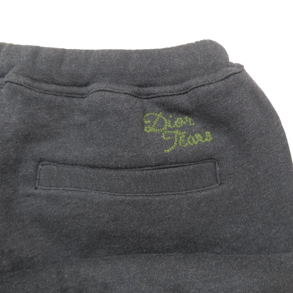 Dior Denim Tears Logo Patch Embroidery Sweatshirt Pants Jogger Gray XXL Large