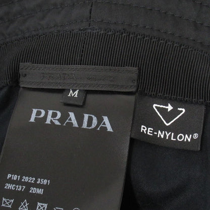 Prada Re-Nylon Bucket Hat Triangle Logo Nylon M Black