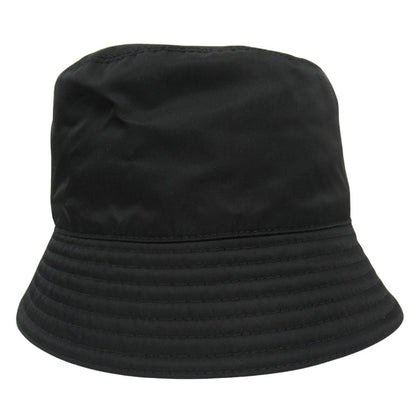 Prada Re-Nylon Bucket Hat Triangle Logo Nylon S Black