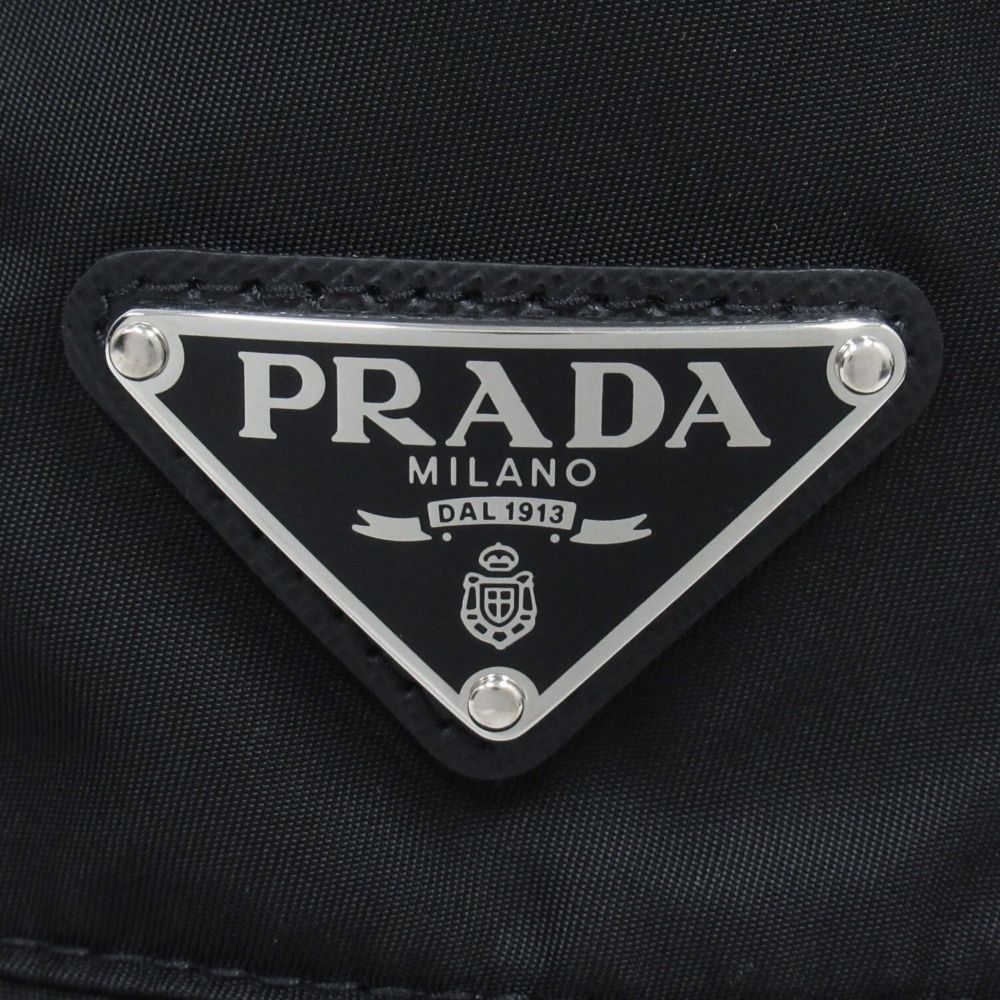 Prada Re-Nylon Bucket Hat Triangle Logo Nylon S Black