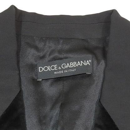 Dolce & Gabbana Spencer Jacket Tailored Short Length Tuxedo 38 Black