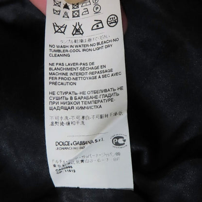 Dolce & Gabbana Spencer Jacket Tailored Short Length Tuxedo 38 Black