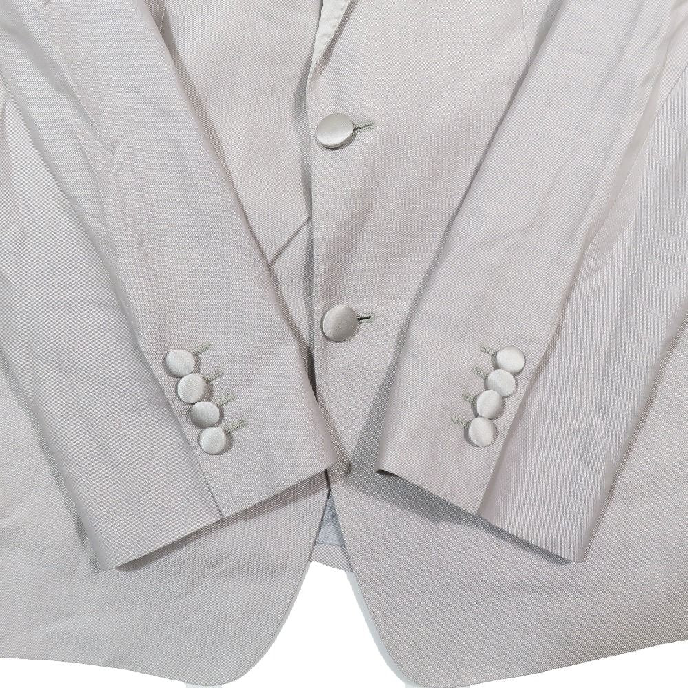 Dolce & Gabbana Tuxedo Suit Set Terre Jacket Pants Gray 46