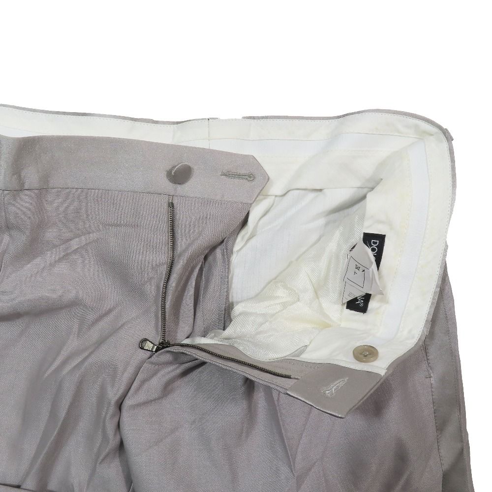Dolce & Gabbana Tuxedo Suit Set Terre Jacket Pants Gray 46