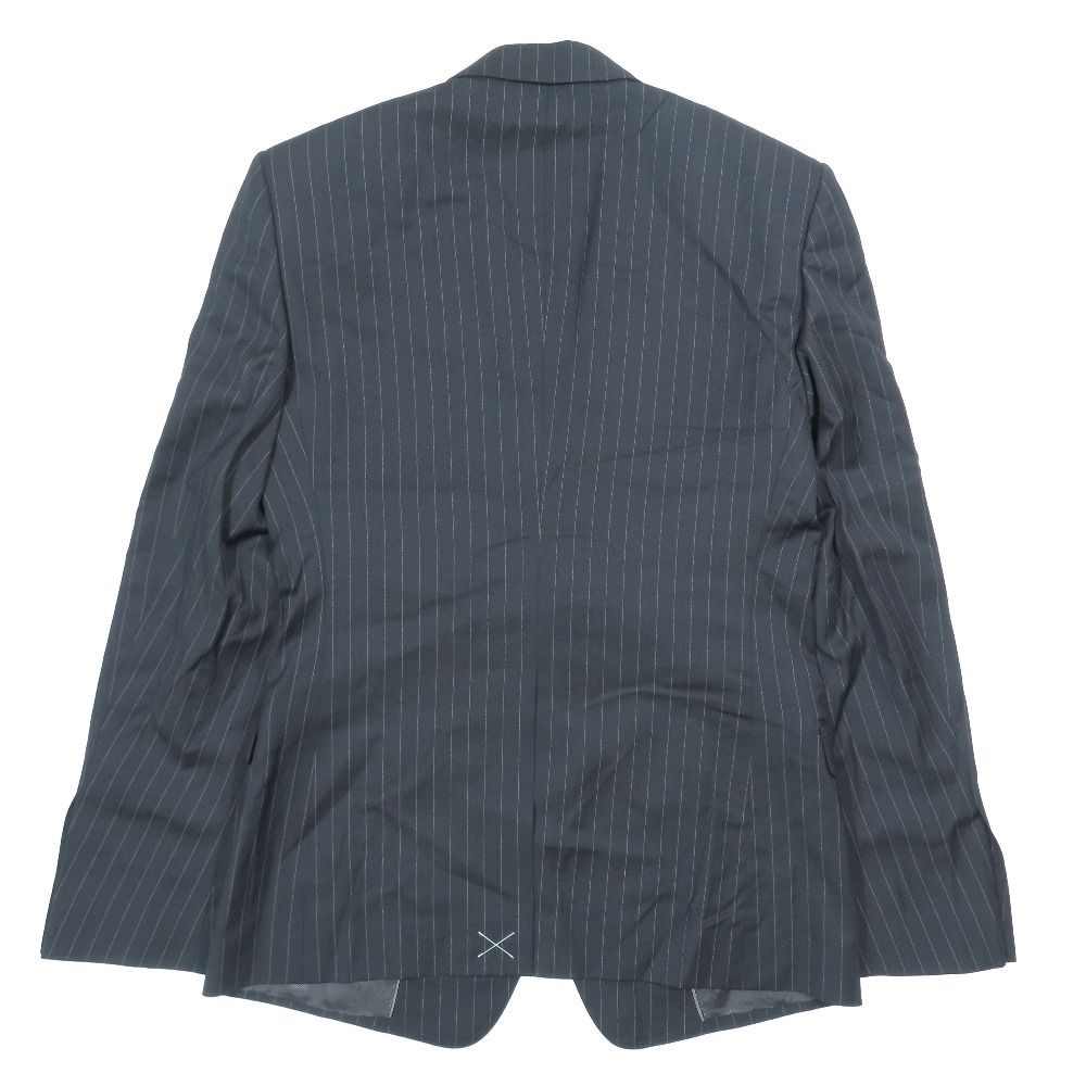 Dolce & Gabbana Suit Set Tailored Jacket Striped Pants Black Red 48
