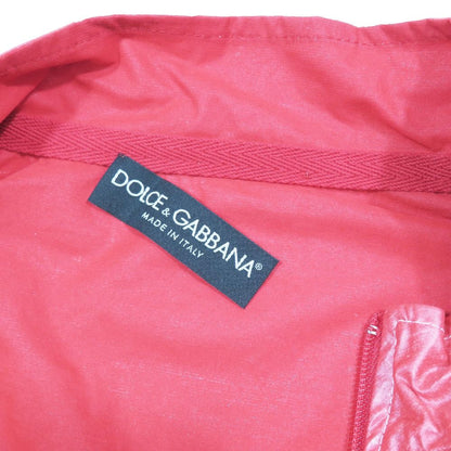 Dolce & Gabbana Giubbino Coating Zip Jacket Red 52 Large