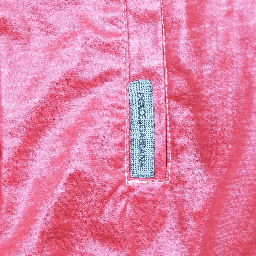 Dolce & Gabbana Giubbino Coating Zip Jacket Red 52 Large