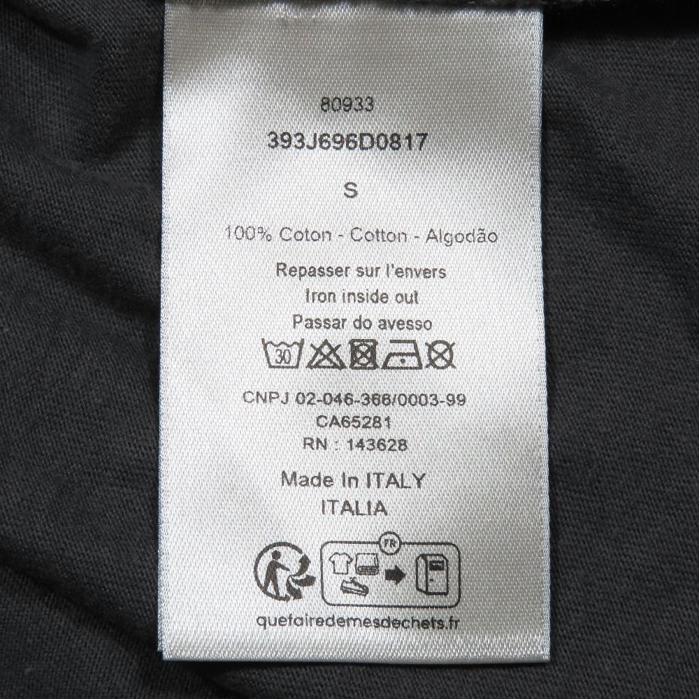 Dior Asterodior Print T-Shirt Short Sleeve Crew Neck Gray