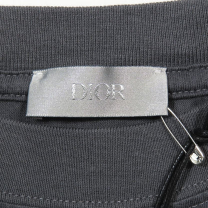 Dior Asterodior Print T-Shirt Short Sleeve Crew Neck Gray