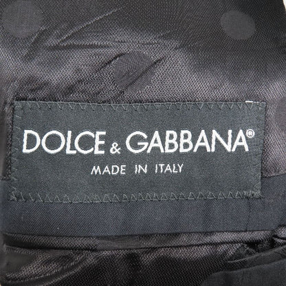 Dolce & Gabbana Suit Tailored Jacket Peak Lapel Center Vent Black 48