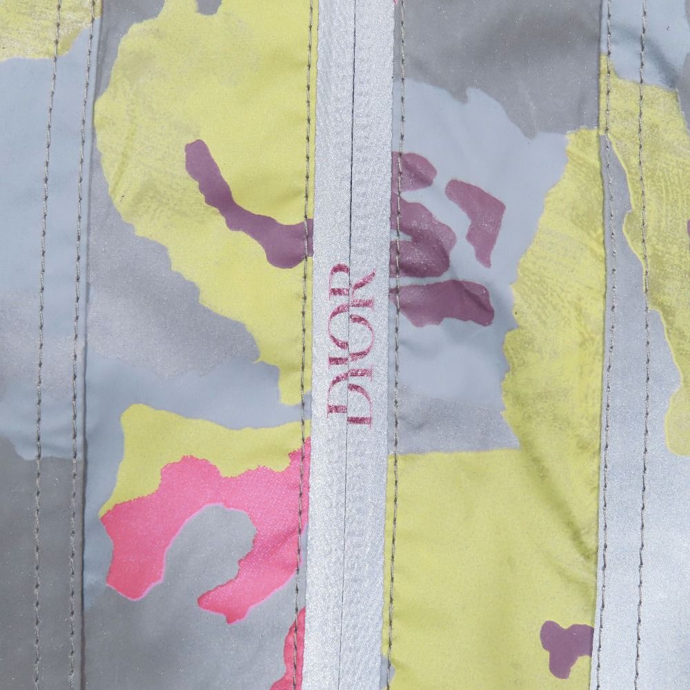 Dior Camouflage Reflective Nylon Jacket All Over Pattern Lining Mesh Multicolor