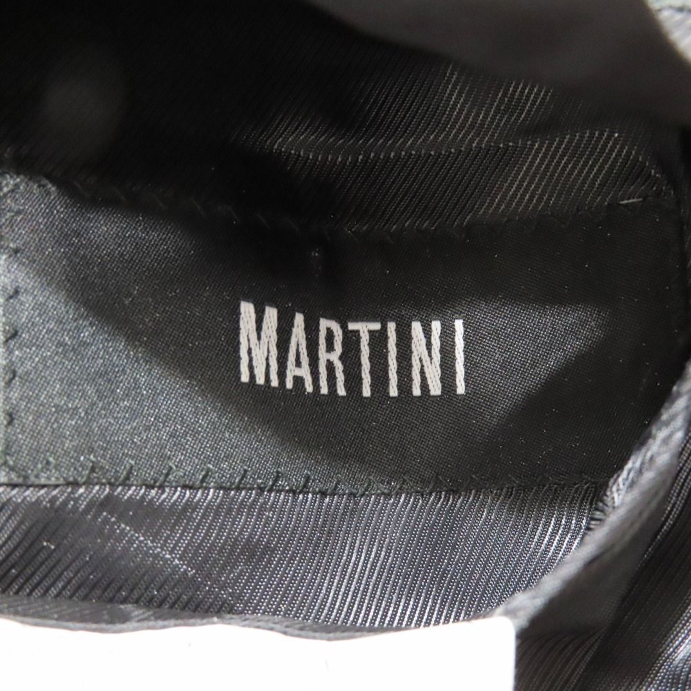 Dolce & Gabbana Martini Tailored Jacket All Pattern Black Leather Fully Lined