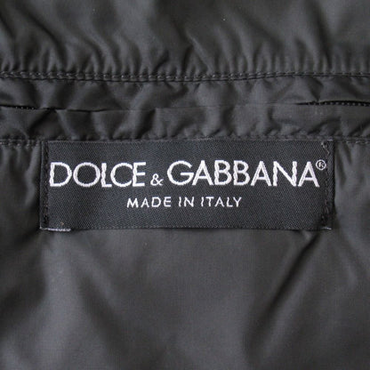 Dolce & Gabbana Silk Vest Jacket Logo Plate Large 52
