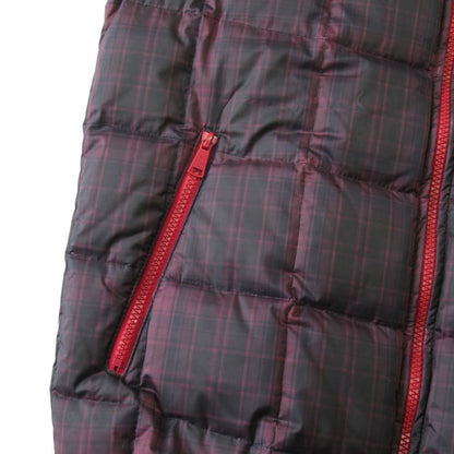 Dolce & Gabbana Check Down Jacket Vest Logo Plate 48
