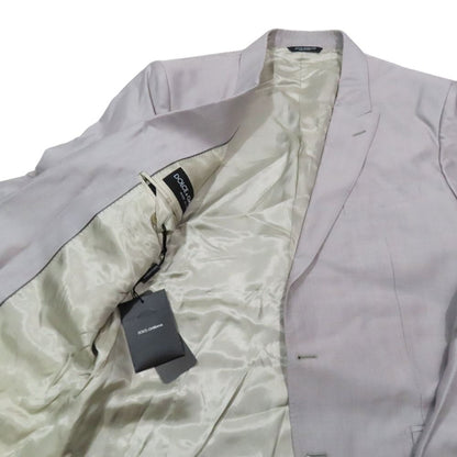 Dolce & Gabbana Suit Set Tapered Jacket Pants 54 Gray