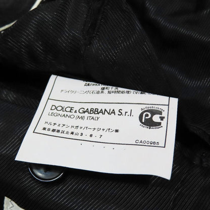 Dolce & Gabbana Striped Suit Set Jacket Pants 50 Charcoal Gray