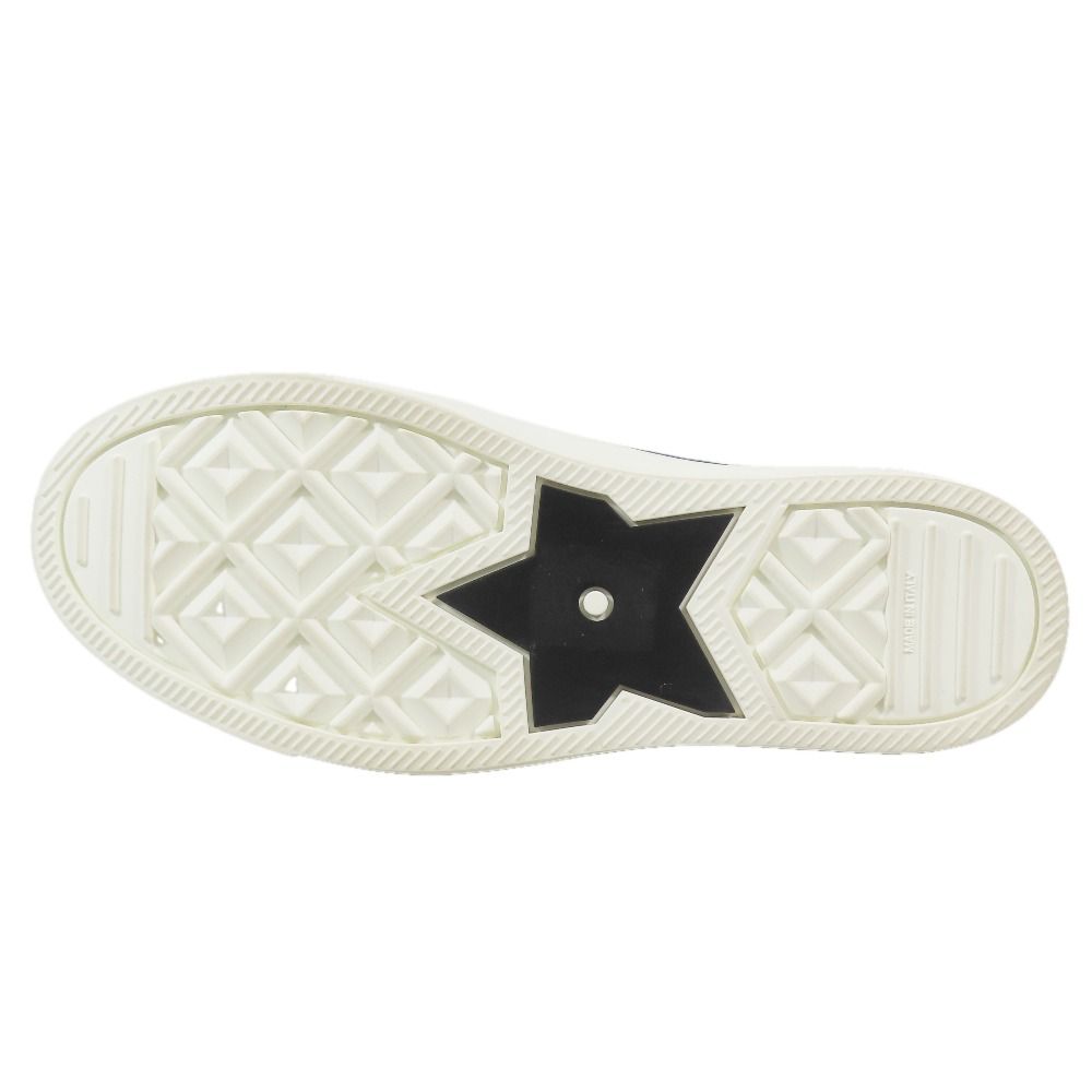 Dior Walk'n Canvas Low Cut Sneakers Shoes Logo 37.5 Black