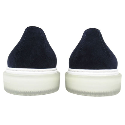Hermes Eveil Sneakers Shoes Suede Leather 40 Navy
