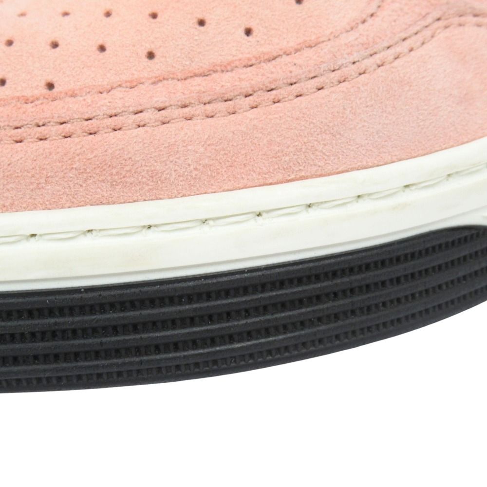 Chanel CC Logo Sneakers Shoes Low Cut Suede Leather