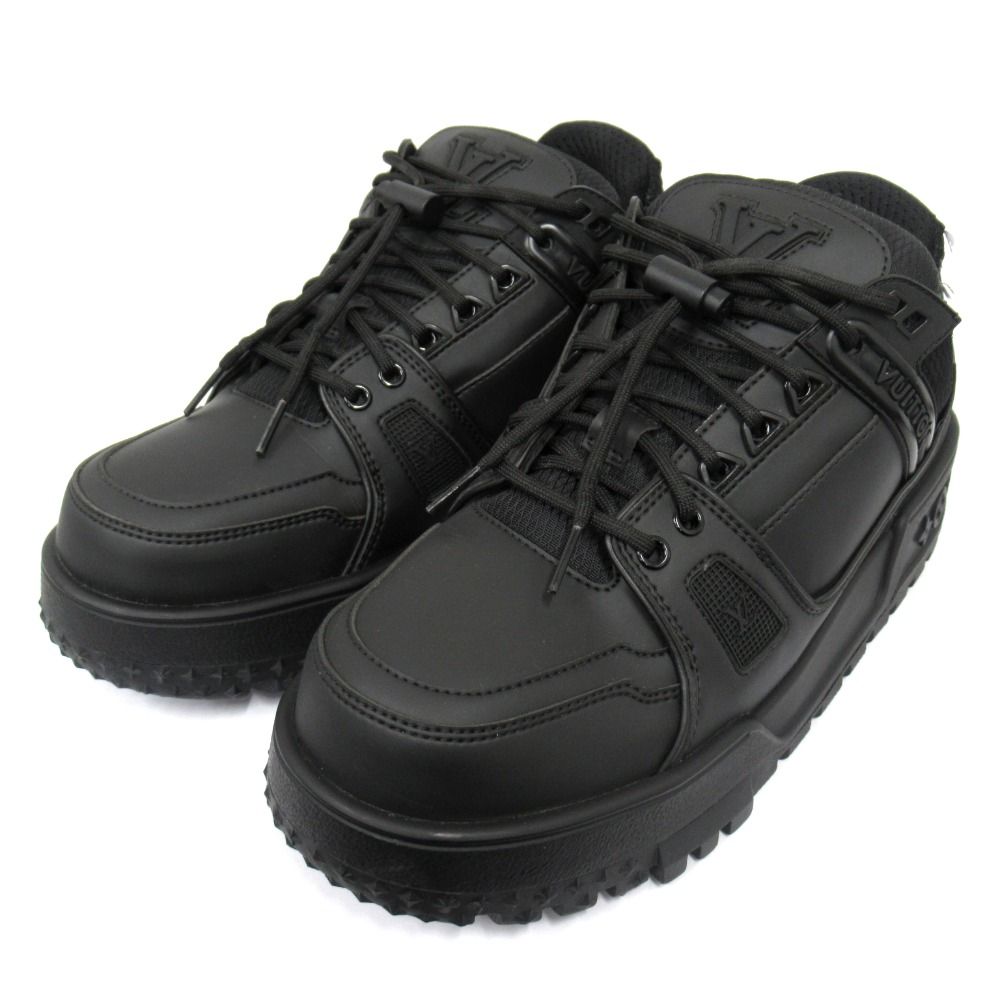 Louis Vuitton LV Trainer Line Snow Boots Sneakers Shoes 7.5 Black