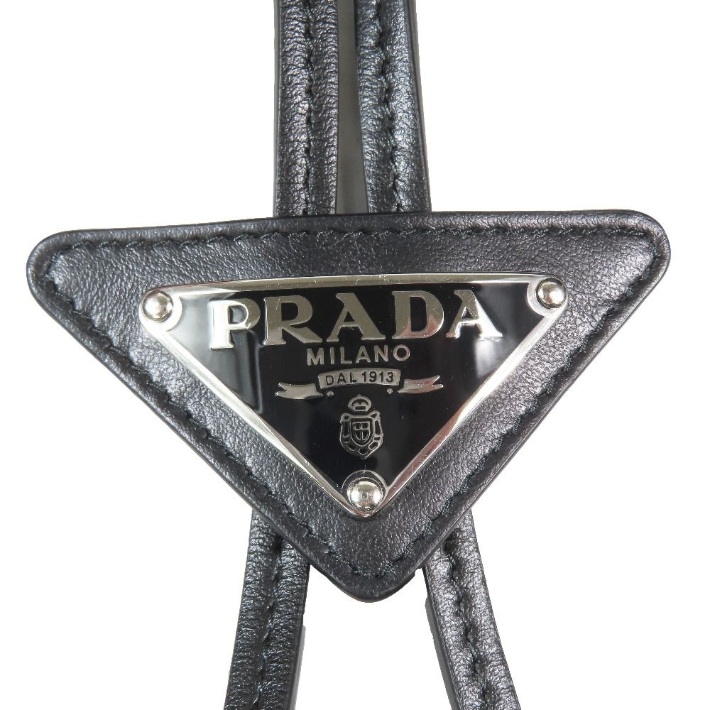 Prada Dro Cord Nylon Bucket Hat Triangle Logo Hat Black 59 cm