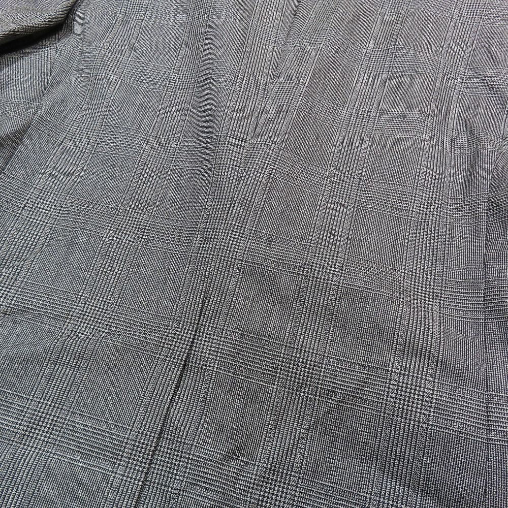Dolce & Gabbana Glen Check Tailored Jacket Fully Lined Large 54 Gray