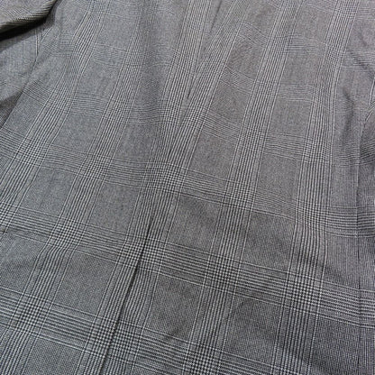 Dolce & Gabbana Glen Check Tailored Jacket Fully Lined Large 54 Gray
