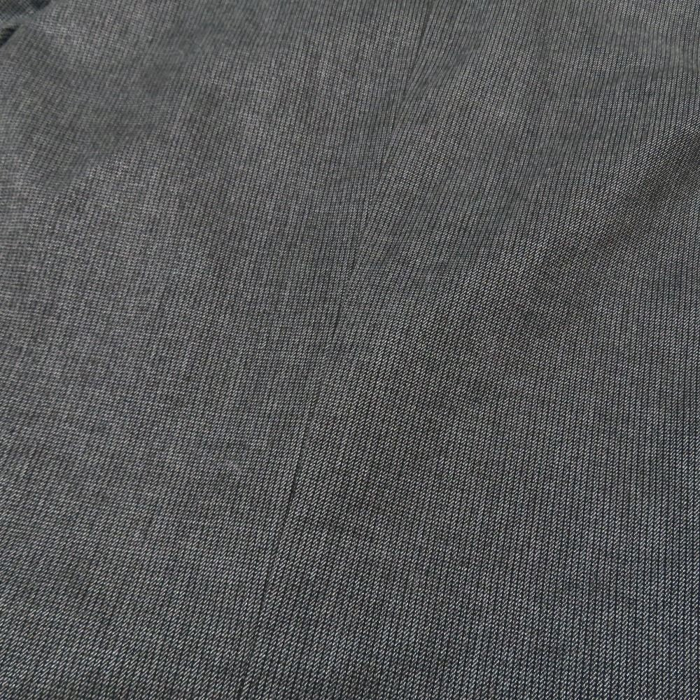Dolce & Gabbana Layered T-Shirt Jacket Black Leather 46 Charcoal Gray