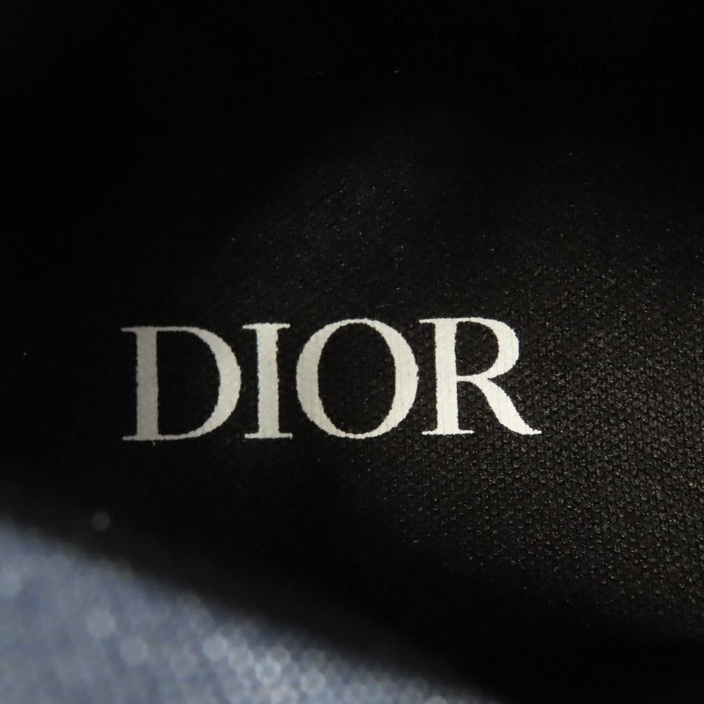Dior Izon Hiking Boots Sneakers Lace Up Logo Shoes Mesh Rubber Black