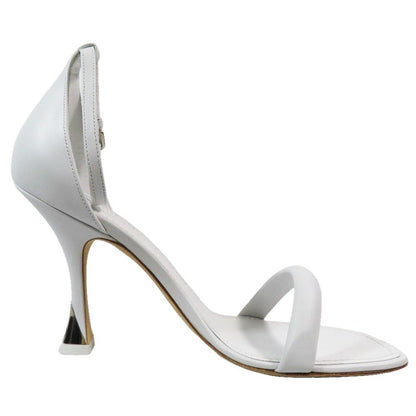Louis Vuitton Sparkle Line Sandals Ankle Strap High Heels Shoes Logo Leather