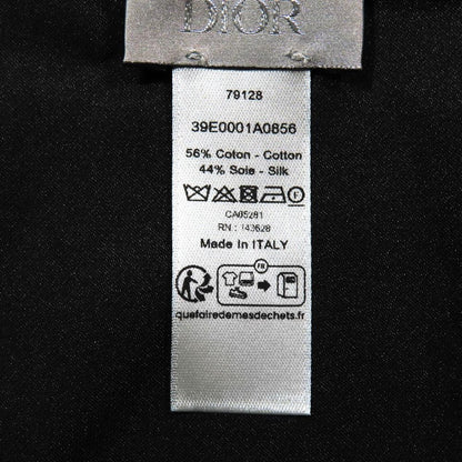 Dior Large Shawl Paint All Pattern Cotton Blend Black Green Scarf