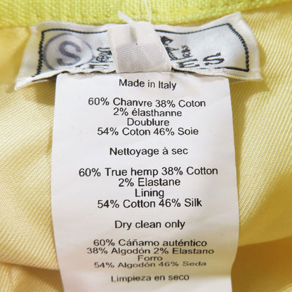 Hermes Gabrielle Beret Linen Hat Cap Yellow 57 cm Handbag