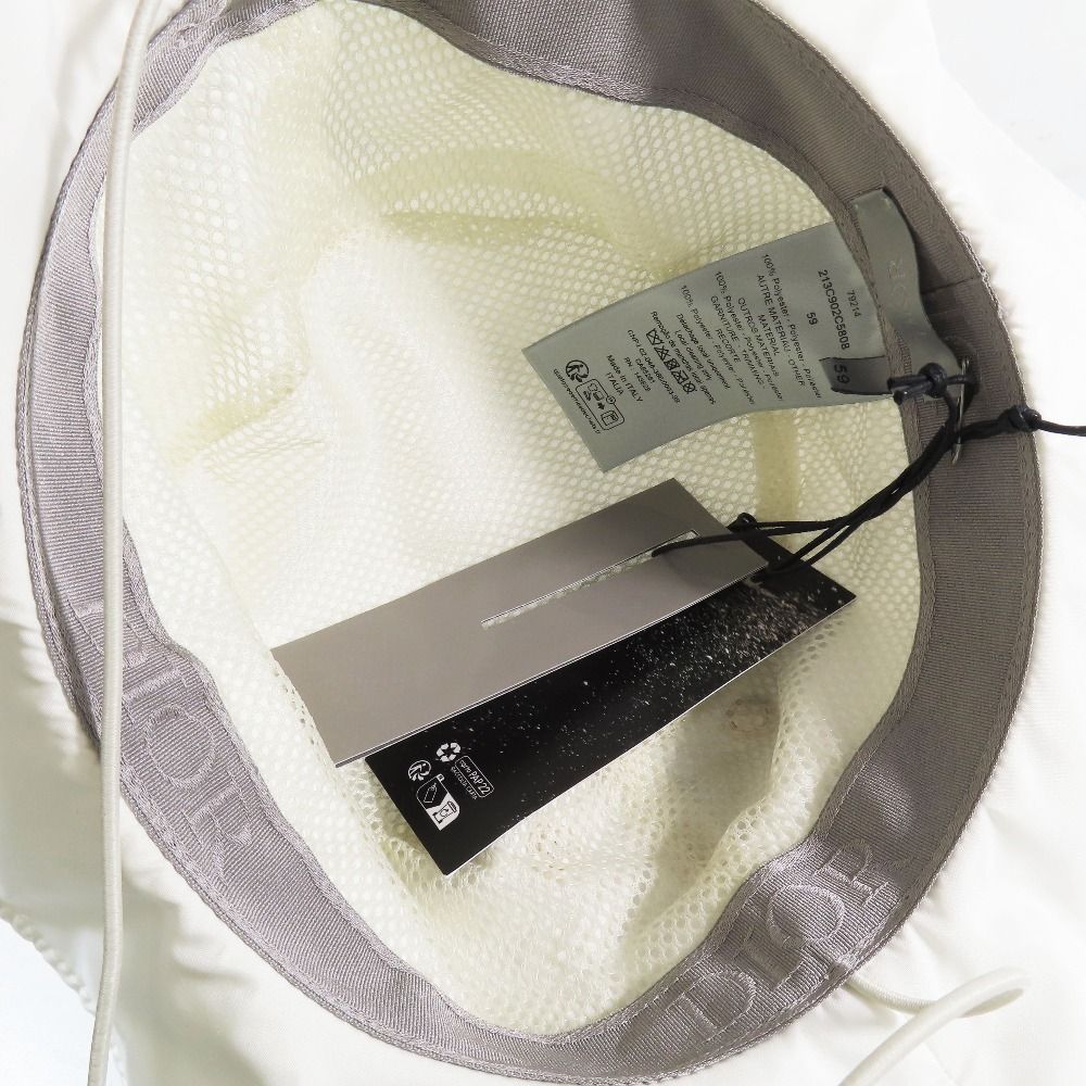 Dior Parley for the Oceans Safari Hat Bucket Hat Drawstring Logo Patch Mesh