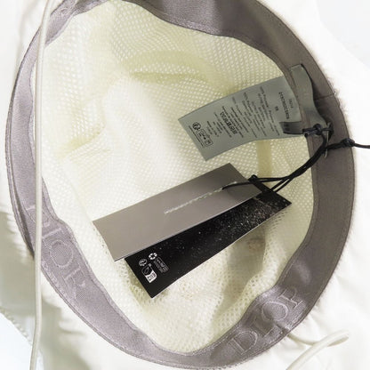 Dior Parley for the Oceans Safari Hat Bucket Hat Drawstring Logo Patch Mesh