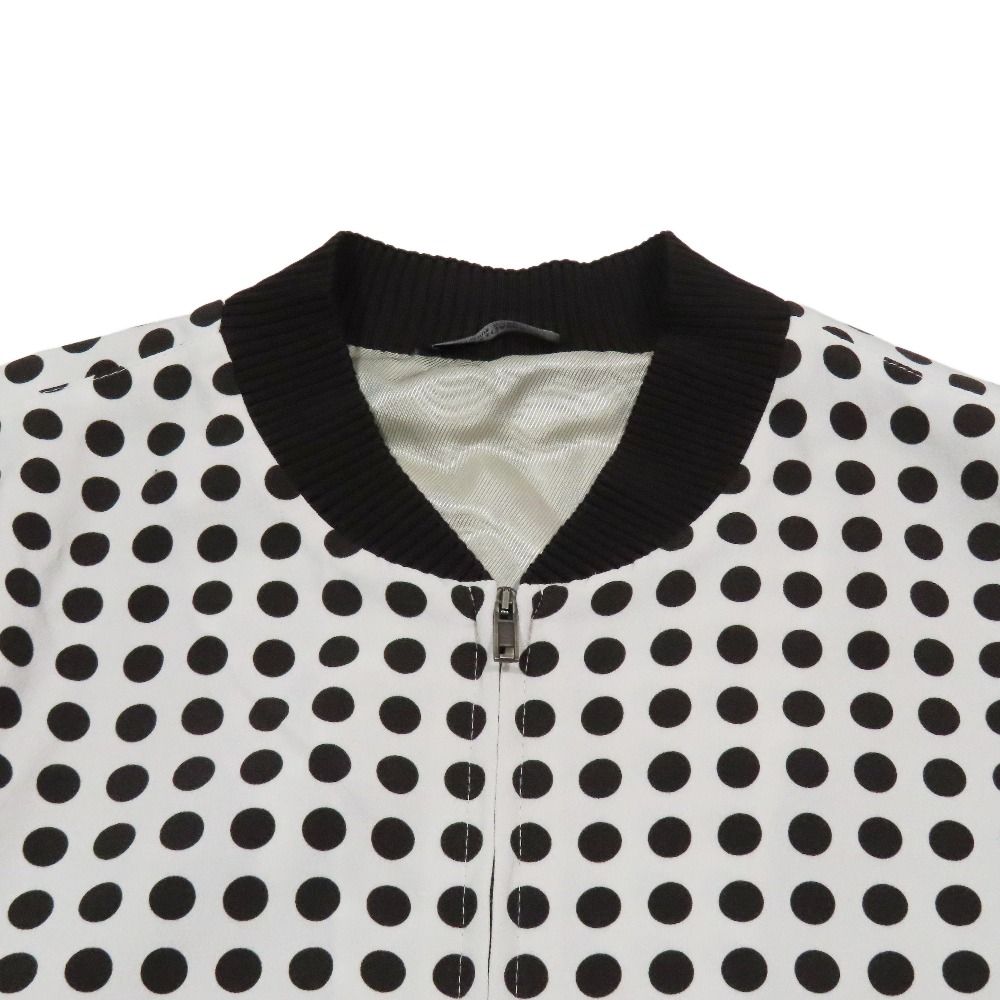 Dolce & Gabbana Dot Jacket Zip Up 52 Off White Brown