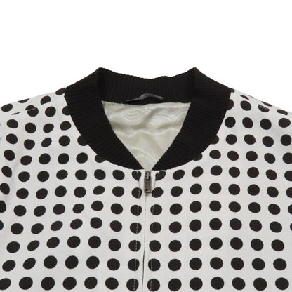 Dolce & Gabbana Dot Jacket Zip Up 52 Off White Brown