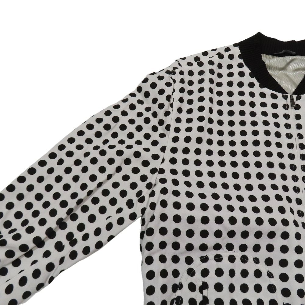 Dolce & Gabbana Dot Jacket Zip Up 52 Off White Brown