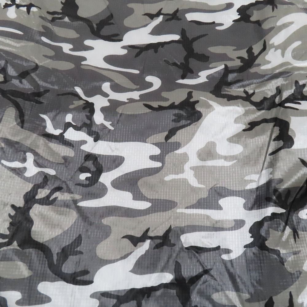 Celine Eddie Era Camouflage Pullover Nylon Jacket Windbreaker 44 Gray