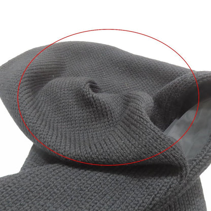 Prada Sport Reversible Nylon Knit Scarf Shawl Archive Vintage Black Sweater