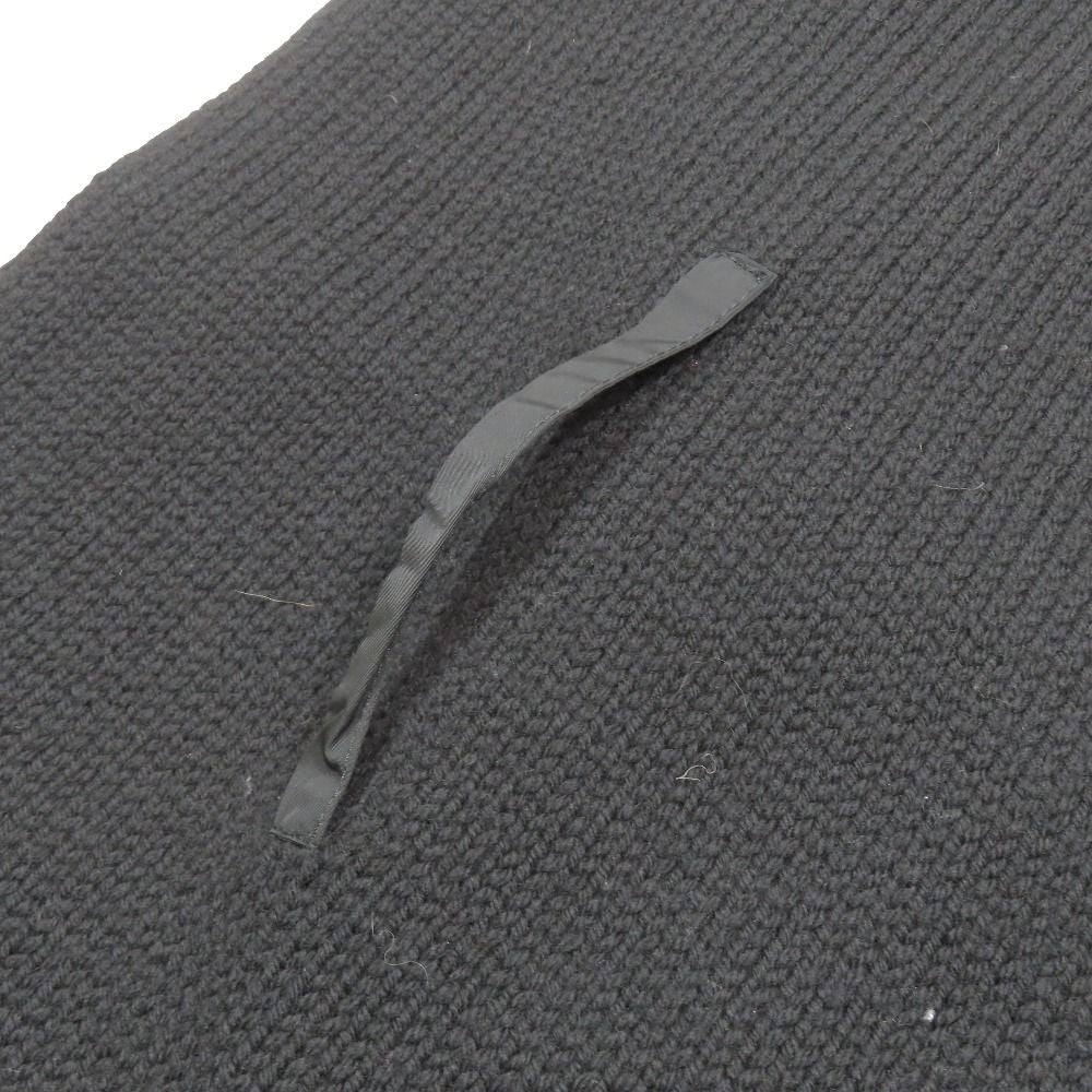Prada Sport Reversible Nylon Knit Scarf Shawl Archive Vintage Black Sweater