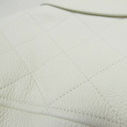 Hermes Deerskin Double Riders Jacket Quilted 34 White