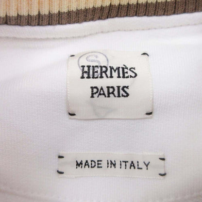 Hermes Figure Artistic Sweatshirt Pullover Fleece Trainers 34 White