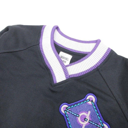 Hermes Figure Artistic Sweatshirt Pullover Fleece Trainers 38 Black