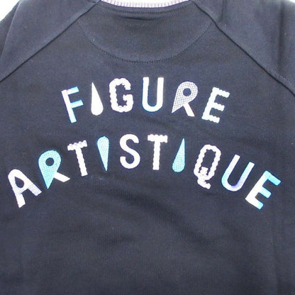 Hermes Figure Artistic Sweatshirt Pullover Fleece Trainers 38 Black