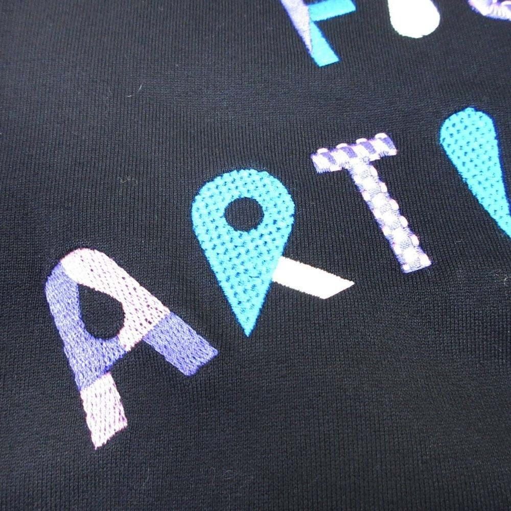 Hermes Figure Artistic Sweatshirt Pullover Fleece Trainers 38 Black