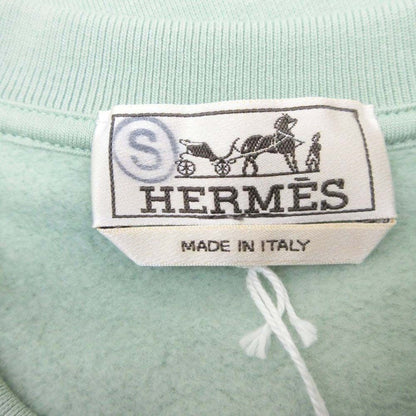 Hermes Etriers Decales Armor Leather Patch Sweatshirt Shirt Brushed Lining