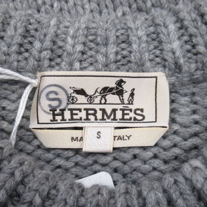Hermes Decalcomanie Cashmere Knit Horse Tack Floral Pattern Middle Gauge