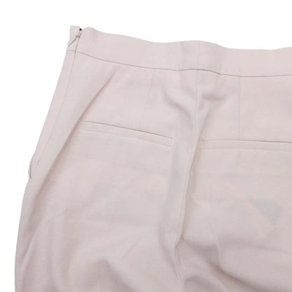 Fendi Silhouette Trousers Pants Pleated 38 Pink Beige