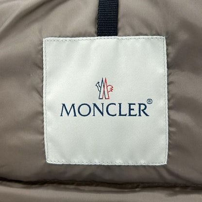 Moncler Down Coat 1 S Garbet Pink Beige Long Sleeve Winter