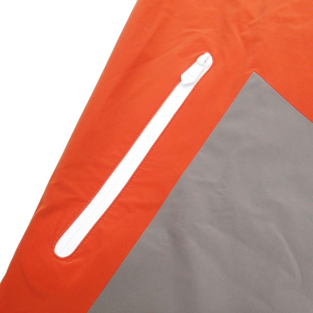Hermes Logo Bicolor Vest Double Zip Light Outer Packable Specification 46 Gray